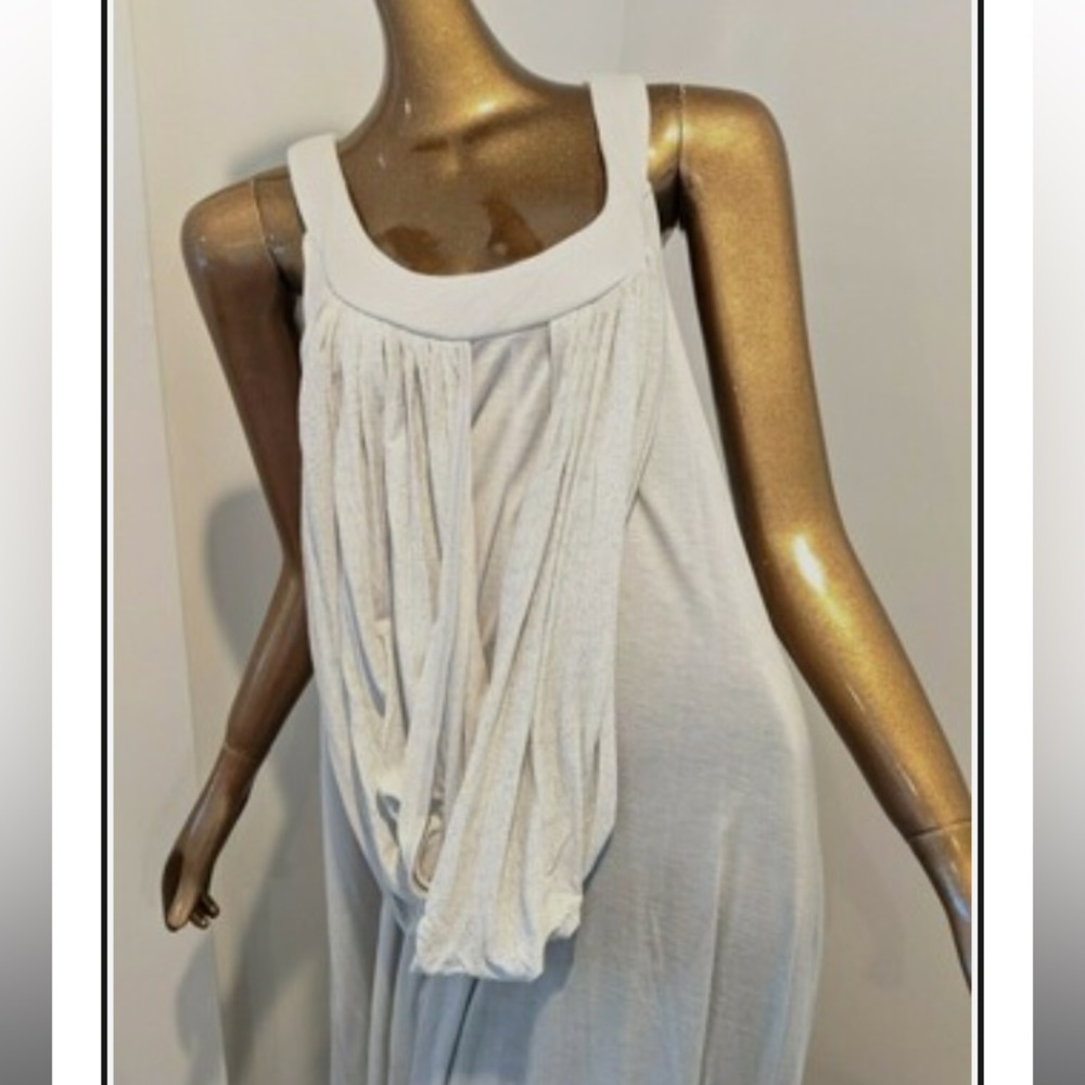 Cheap Monday Light Gray Sleeveless Midi Dress NWT - Picture 3 of 7